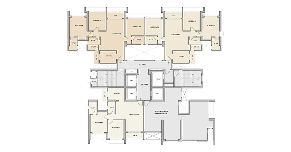 Embassy Group Pokhran Road Floor Plans